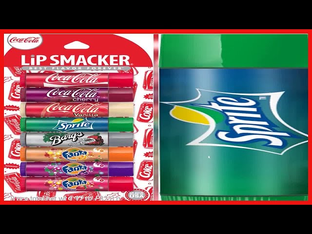 Vídeo relacionado con Lip Smacker Coca Cola Party Pack, Set de 8 Bálsamos Labiales Surtidos con Sabores Auténticos de Coca-Cola, Fanta y Sprite
