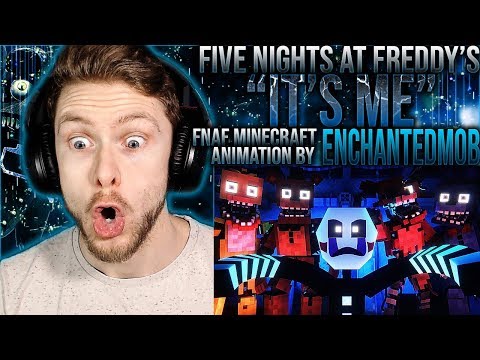 Vapor Reacts #954 | FNAF SONG MINECRAFT ANIMATION 'It's Me' by EnchantedMob REACTION!!