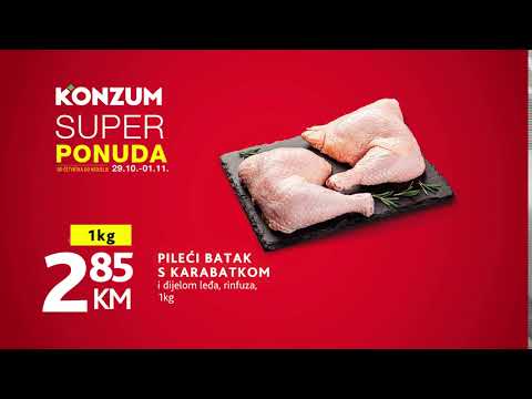 Super vikend akcija u Konzumu! 29.10. - 01.11.