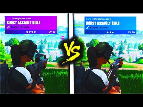 Burst Assault Rifle Vs. New FAMAS Burst Assault rifle! 😱 Fortnite Weapon Comparison on fortnite!