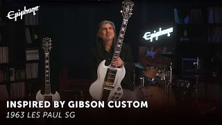 Video thumbnail for Epiphone 1963 Les Paul SG Custom With Maestro Vibrola - Epiphone Inspired By Gibson Custom by OfficialEpiphone