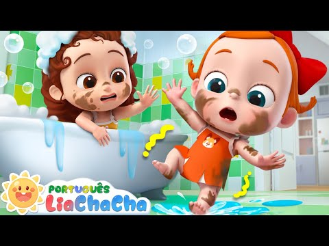 LiaChaCha em Português ☀️ Canção do Banho com Segurança | Segurança Infnatil | Música Infantil