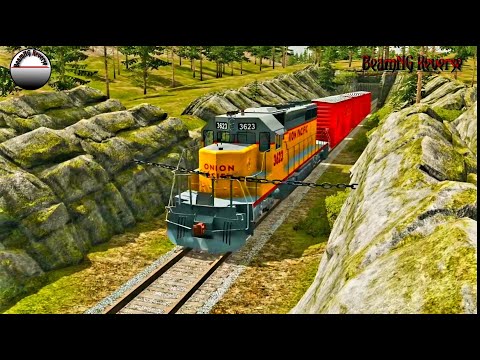 Trains vs Chain Crashes Reverse - BeamNG Drive