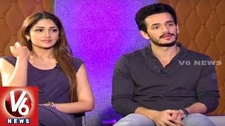 Akhil Akkineni and Sayesha Saigal Exclusive Interview in Taara