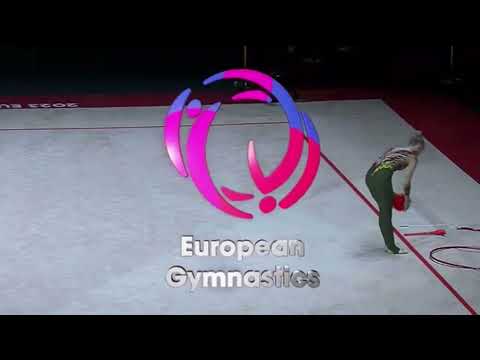 Viktoriia Onopriienko UKR Ball AA FINAL EUROPEAN CHAMPIONSHIPS 2023
