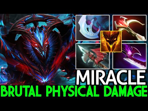 MIRACLE [Shadow Fiend] Right Click Boss Brutal Physical Damage Dota 2