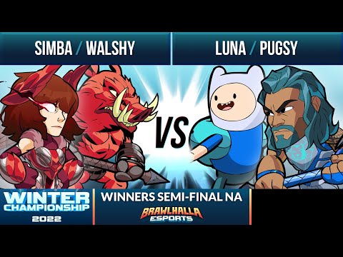 Simba & Walshy vs Luna & Pugsy - Winners Semi-Final - Winter Championship 2022 - NA 2v2