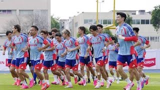 サッカー日本代表　練習２日目に丸刈り姿の選手が突如グラウンドに現れる　ゴール量産のストライカー