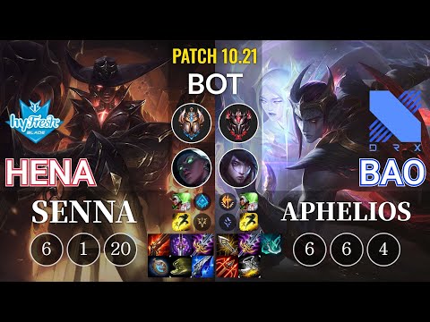 hyF Hena Senna vs DRX BAO Aphelios Bot - KR Patch 10.21
