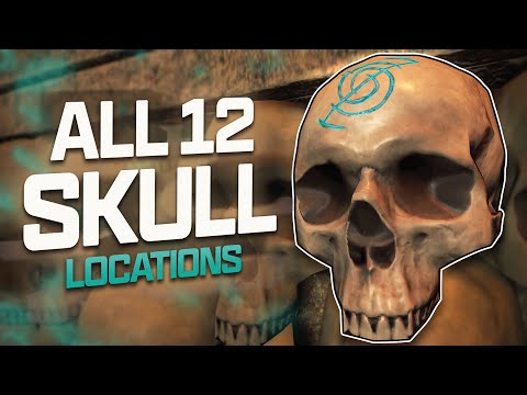 IX ALL Skull Locations -  Black Ops 4 Zombies Guide