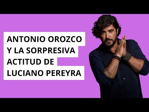 🎵 ANTONIO OROZCO ENTREVISTA 🎵 Su amor por ARGENTINA y el consejo de LUCIANO PEREYRA