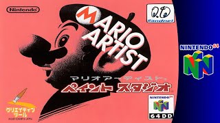 Nintendo 64DD Longplay: Mario Artist: Paint Studio