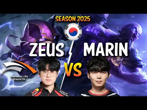 HLE Zeus KENNEN vs MaRin RYZE Top - Patch 15.3 KR Ranked | lolrec