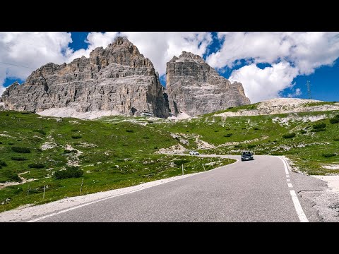 Dolomites Scenic Drive 4K | Cortina d'Ampezzo to Tre Cime di Lavaredo, Italy
