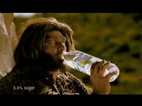 Volvic Touch of Fruit 'Early Man' Flavoured Water TV Advert - 2005