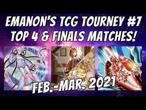 Yu-Gi-Oh! Emanon's TCG Tournament #7 | All Top 4 Matches, 3rd Place, and Finals!