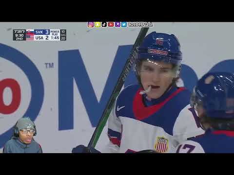 CutOffNate Reaction To SLOVAKIA vs. USA FULL GAME HIGHLIGHTS | 2026 World Junior Championship
