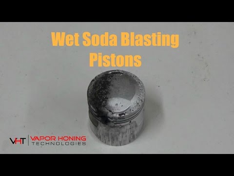 Wet Soda Blasting Pistons- Vapor Honing Technologies
