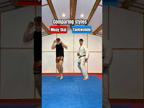 Muay Thai vs taekwondo COMPARISON…