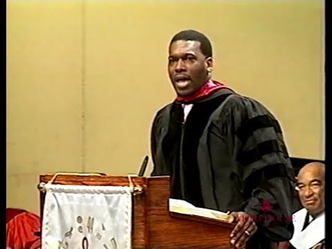 Dr. Jamal Bryant 94' - Morehouse Baccalaureate 2005 (POWERFUL TESTIMONY)