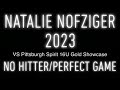 Natalie Nofziger 2023 No Hitter/Perfect game