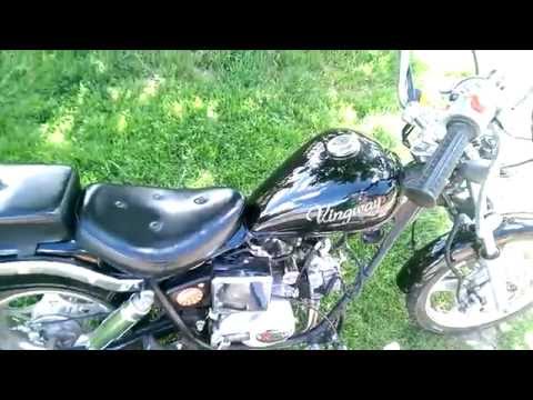 Kingway Chopper 50, prezentacja, praca silnika, 17 700km