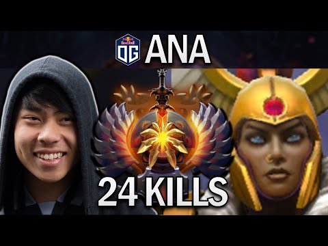 OG.ANA SMURF LEGION COMMANDER WITH 24 KILLS - DOTA 2 7.30E GAMEPLAY