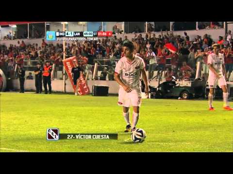 Gol de Cuesta. Independiente 4 - Lanús 1. Fecha 16. Torneo Primera División 2014. FPT