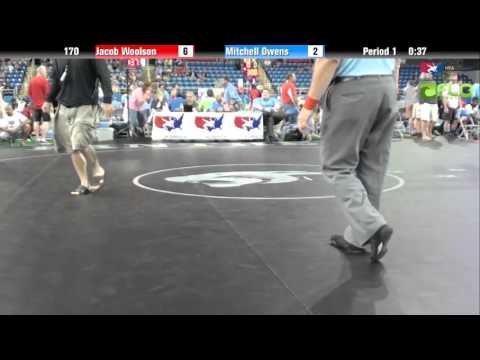 Cadet 170 - Jacob Woolson (New York) vs. Mitchell Owens (Washington)