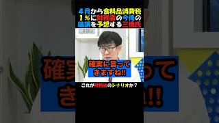 【衝撃】４月の食料品消費税１％減税は財務省のシナリオ通りか？２年後に増税を企んでいる財務省！ #政治ニュース #国会 #年金 #高市内閣 #消費税廃止 #財務省 #給付付き税額控除