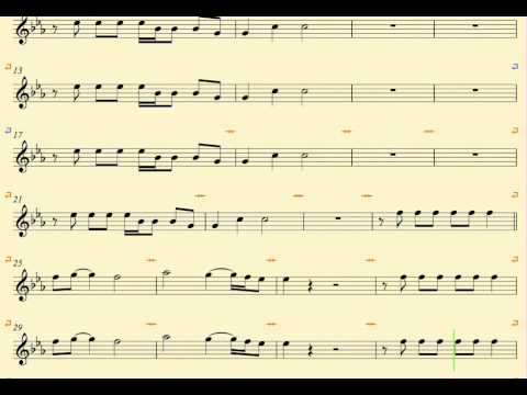 Fall Down - Miley Cyrus - Flute - Sheet Music