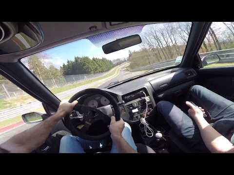 106 GTI / S16 nurburgring onboard vs LEON CUPRA R
