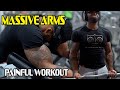 PAINFUL ARM WORKOUT FOR MASSIVE GROWTH