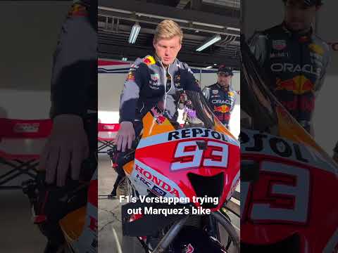 Do you guys think it suits him? 🤔 #MotoGP #F1 #MarcMarquez #MaxVerstappen #motorsports #superbike