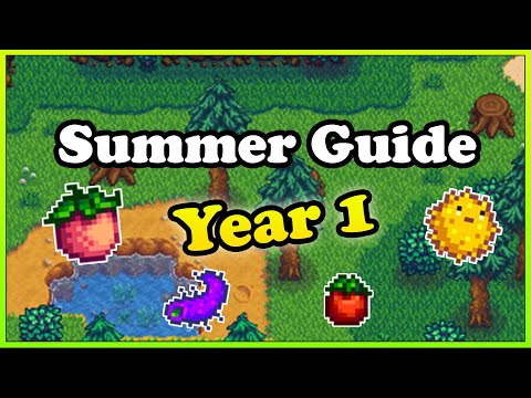 Full Guide for your First Summer - Stardew Valley