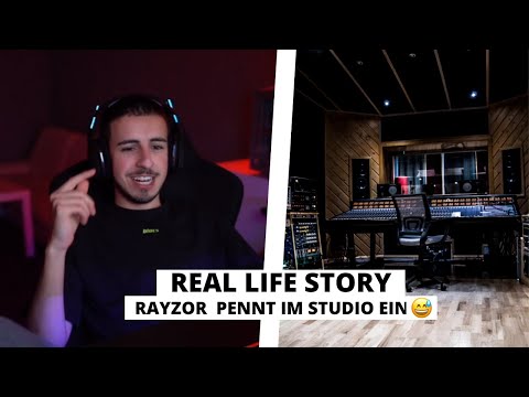 Rayzor pennt im Studio ein😂 | Reallifestory