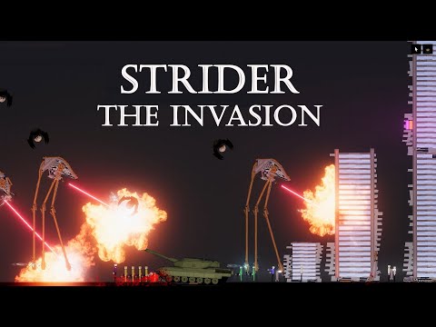EPIC STRIDER! WAR of the Worlds. THE INVASION │PEOPLE PLAYGROUND