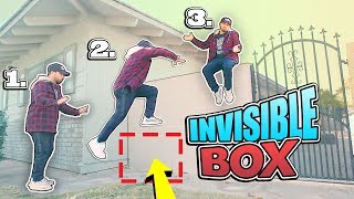 How to Do the invisible BOX CHALLENGE! (I BET $1,000 YOU WON'T BELIEVE THIS)