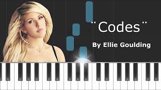 Ellie Goulding - &quot;Codes&quot; Piano Tutorial - Chords - How To Play - Cover