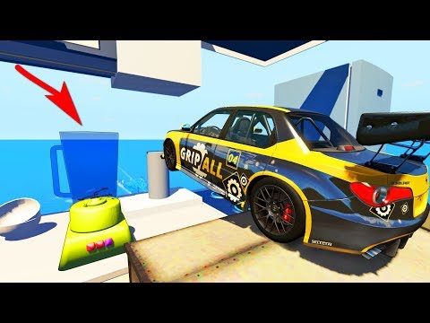 Crazy Jumping In A Kitchen Blender - Beamng Drive | TrainWorld