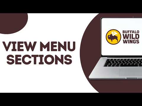 How To Browse Buffalo Wild Wings Menu By Category ?