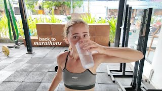 Back to RUNNING | new training plan, next marathon and recovery