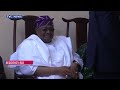 President Tinubu Meets Traditional Rulers In Ogun State