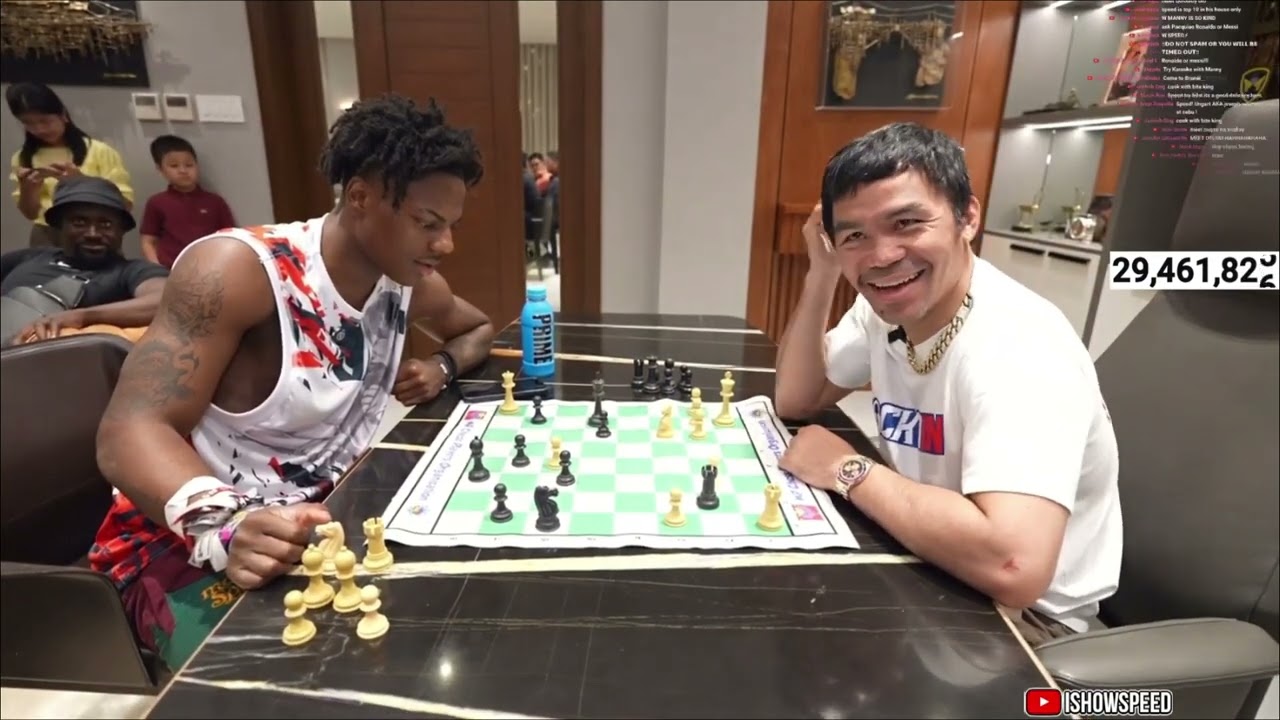 IShowSpeed vs Manny Pacquiao chess