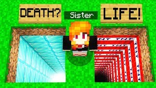 TROLLING MY SISTER IN MINECRAFT!