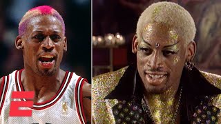 Dennis Rodman, dripping in gold, gives an inside look into his persona in a '97 interview | ESPN