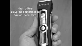 Brocchi Electric Trimmer & Beard Brush Bundle