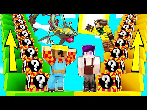 SCALATA INFINITA di PIXELMON LUCKYBLOCK su MINECRAFT!!