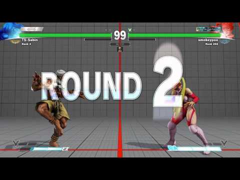 SFV~ Dhalsim (TS Sabin) vs  Rainbow Mika (smokeypoo) HD