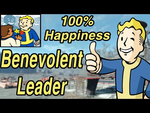 Fallout 4 Benevolent Leader Trophy Guide 2023! Happy Settlement Guide!